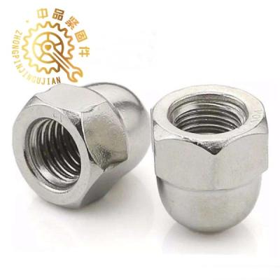 China DIN1587 Carbon Steel Hex Cap Nut for sale