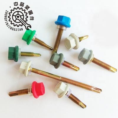 China Nylon HEX Tap Drilling Screws for sale