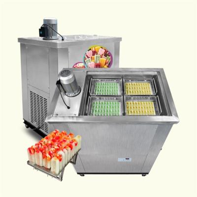 China Free Shipping Ice Cream To Africa Tax Included Sea CE Rohs BPZ-04 4 Molds Ice Popsicle Making Machine Popsicle Maker / Ice Cream Maker water for sale