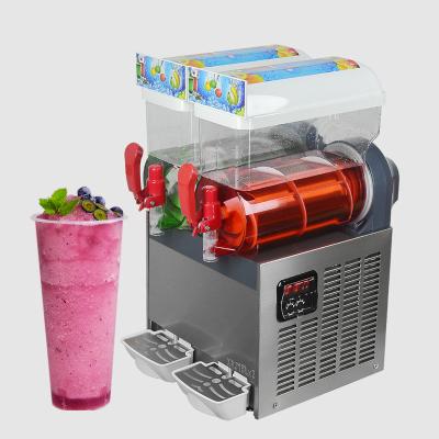 China Free shipping restaurant to Southeast Asia Lx2 15 cheap soggy drink dispenser frozen ice machine/slush machine/magartita machine for sale