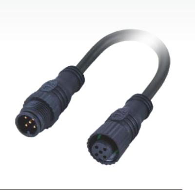 China Micro Automation IP67/68 Marine/Industrial Female To CAN Network NMEA Nut Screw Marine 5P M12 Plastic Drop Male Cable Connector For Marine for sale