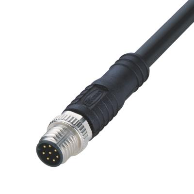 China PVC PUR Automotive Waterproof Circular Cable Ip67 M8 4/5/8pin Connector For Automotive/Industrial Automation for sale