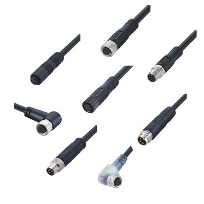 China Automotive Screw Thread Tightening Multipoles IP68 /67 Straight Power M8 Waterproof Electrical Socket for sale