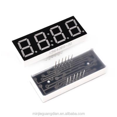 China 0.36 Inch Digits Arabic Numeral 4 Led Tube 7 Segment for sale