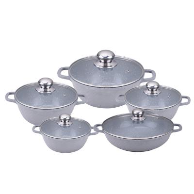 China CLASSIC Cookware Set 15 Piece Die Cast Aluminum Non-Stick Cookware Sets for sale