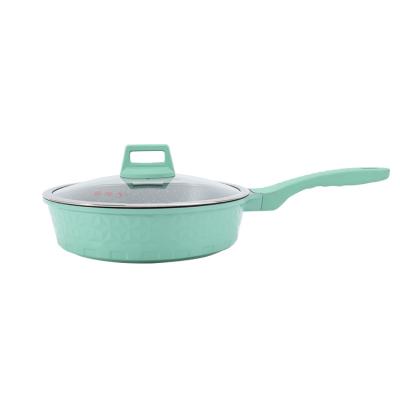 China CLASSIC High Quality Non-Stick Pan Soft Bakelite Handle Cookware Aluminum Saute Pan for sale