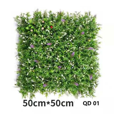 China Home Outdoor Decoration Artificial Plant Wall Vertical Hanging Green Artificial Plant Grass Wall for sale