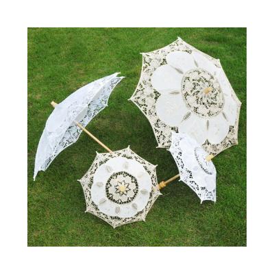 China Vintage Wedding Bridal Lace Umbrella for Wedding Supplies for sale