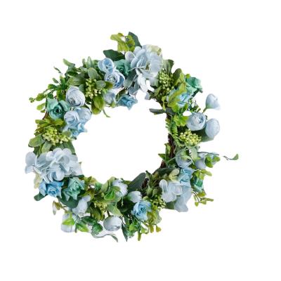 China Wall Hanging Festival Decoration Supplies Simulated Garland Roses For Front Door for sale