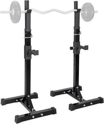 China Universal Home Gym Equipment Commercial Strength Exercise Gym Weight Bumper Rack Pull Up Barbell Power Barbell Squat Adjustable Rack for sale