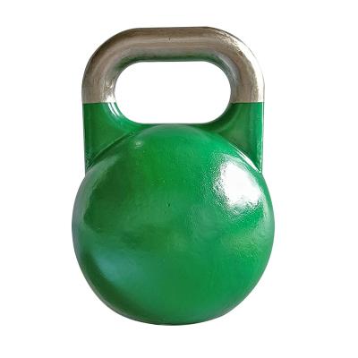 China Universal powder coated cast iron competition kettlebell for functional training and professional free weight for fitness weightlifting for sale