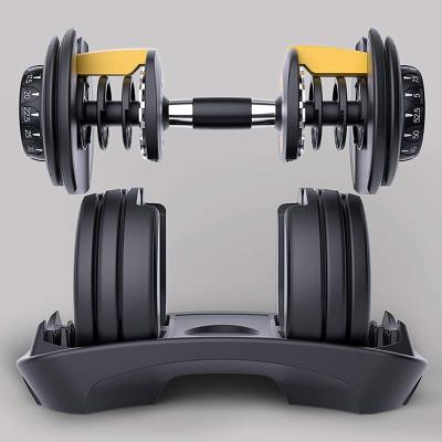 China 2021 Universal Dropshipping Gym Fitness 1090 Smart Dumbbell Like 1090 Dumbbell 90 Pound 40kg Adjustable Dumbbell for sale