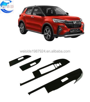 China Full Decoration+Protection Window Switch Panel Button Decoration Trim Cover For PERODUA ATIVA 2020 Car Interior Accessories for sale