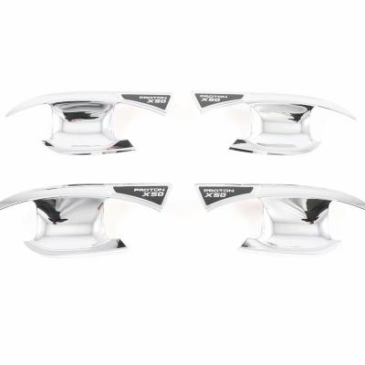 China Decoration+Protection ABS Chrome Exterior Side Door Handle Bowl Cover Car Trim Accessories For PROTON X50 2020 for sale