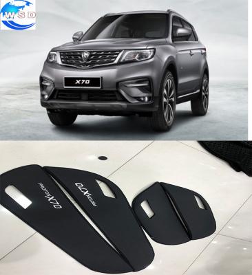 China Luxury Car Door Anti-Kick Guard Protectors Covers Interior Decoration Kids Kick Mat Sticker For Proton X 70 2020 for sale