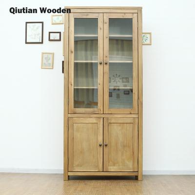 China KD Manufacturer Sell Online Shelf Easy Assembling Wooden Book Stand for sale