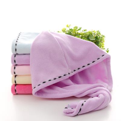 China 2021 NEW Fashion Women Factory Direct Sale Microfiber Turban Viable Dry Hair Towel for sale