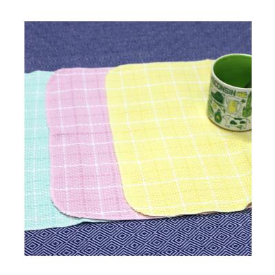 China Wholesale Viable Pure Pure Color Towel Tea Towel Dish Cotton Soft Kitchen Towel for sale