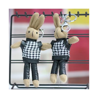 China Wholesale cute fashion fashion small rabbit plush toys doll small hanging key chain ornaments bag pendant for sale