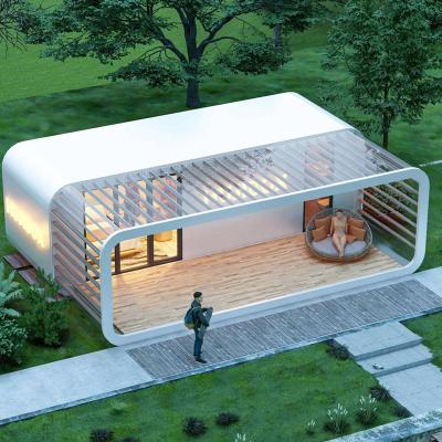 China Outdoor Container Mobile housing residential light steel mobile housing assembly simple housing site housing box sun room custom frame for sale