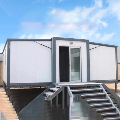 China Outdoor Three-in-one container housing residents can be mobile expansion can be extended double-wing folding integrated housing butterfl for sale