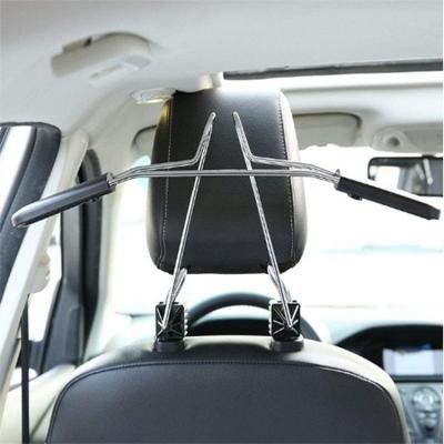 China Luxury Car Accessoriescar Seat Headrest Hook Adjustable Vehicle Coat Hanger Hook For Car Back for sale