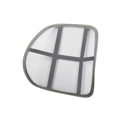 China Breathable Mesh Summer Use Sports Waist Cushion Car Back Support Cushion BLACK AND GRAY color for sale