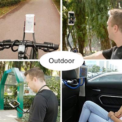 China 360 Degree Rotation Car Remote Control Lazy Phone Holder Bracket Neck Hanging Phone Holder for sale