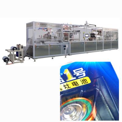 China Automatic Food High Performance Alkaline Battery Blister Packing Machine for sale