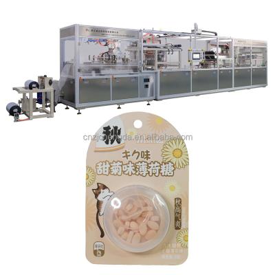 China CD-5268 Automatic Food Blister To Card Packing Machine For Kitchen Sponge for sale