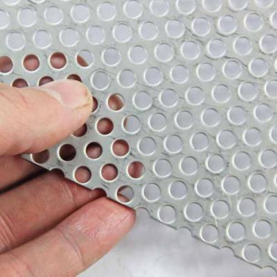 China Twill Weave Standard Dimensions Perforated Steel Metal Strut Channel Perforated Plate Metal Panel for sale