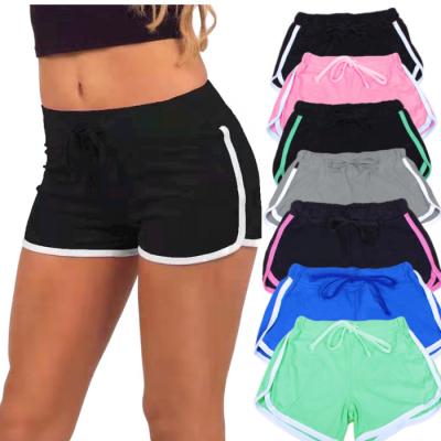 China QUICK DRY Fitness Women's High Waisted Sports Shorts Summer Locomotive Sexy Shorts for sale