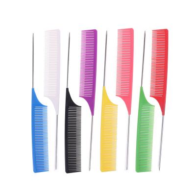 China Hot Sale Waterproof Hair Comb Detangling Weaving Highlighting Foiling Hair Comb For Salon Sweep Separate Middle Hair Combs for sale