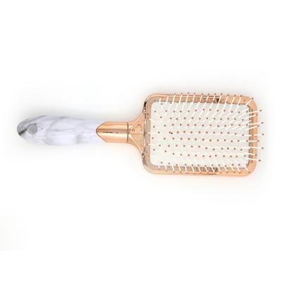 China 2020 New Arrival Waterproof Luxury Salon Detangling Plastic Handle Detangling Hair Brushes for sale