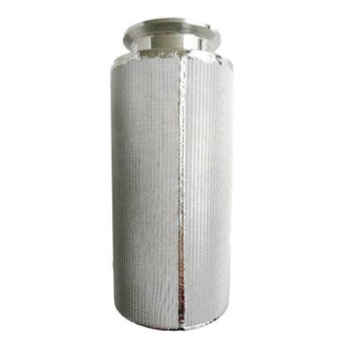 China food & Beverage factory 1micron 5 micron 20micron 50micron 100 micron 316 stainless steel porous sinter filter cartridge, micron metal candle filter for sale