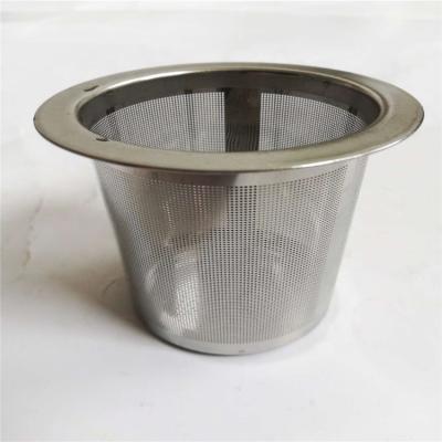 China Hotels The Tea Strainer Stainless Steel Tea Infuser Wire Mesh Filter Strainer for sale