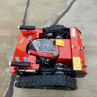 China Garden Use 4-Stroke Grass Cutter Gasoline Engine Crawler Blade Remote Control Lawn Mower for sale