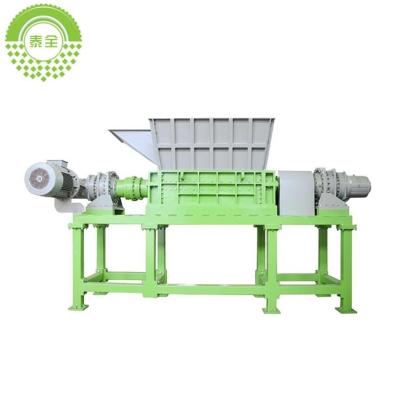 China Best Cheap Industrial Shredder Best Quality Double Axle Tire Shredder 800-1000kg/h for sale