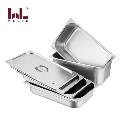 China European Style European Style 1/1 GN Stainless Steel Filters Stainless Steel 200mm GN Containers with Anti-jamming for Bakery Trolley for sale