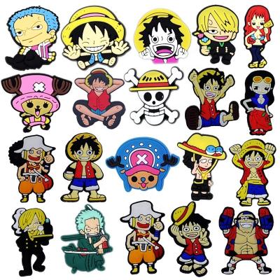 China Manga Anime Croc Charm Team PVC Shoe Charm Wholesale Sports Shoe Charm Thief Shoe Decorations For Croc Hinder Charm for sale