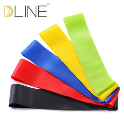 China Hot SALE High Quality Mini Resistance Band Set Custom Latex Exercise Loop Resistance Bands Elastic Bands For Exercise for sale