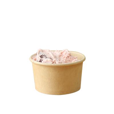 China Disposable Ice Cream Paper Bowl Ice Cream Paper Cup Tubs Paper Ice Cream Containers for sale