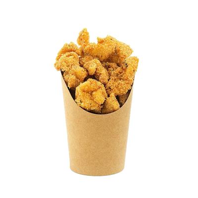 China 100% Eco-friendly Fast Food Restaurant Chip Scoop French Fries Puff Paper Egg Cups For Cafe for sale