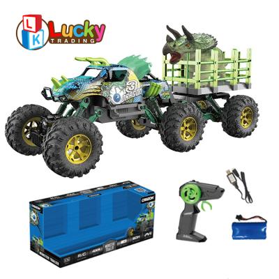 China RC Hobby Sale RC Car Hot Sale High Speed ​​280 Motor Strong Magnetic Hand Riding Rc Car Dinosaur Truck for sale