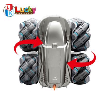 China China Wholesale 360 ​​Double Dump 360-degree Flip Tornado Side Rolling Rc Stunt Car Remote Control Car for sale