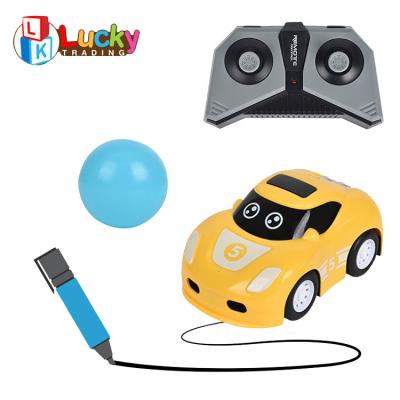 China Hot Selling RC Hobby Kids Follow The Line Car Plastic Inductive Toys With Magic Pen for sale