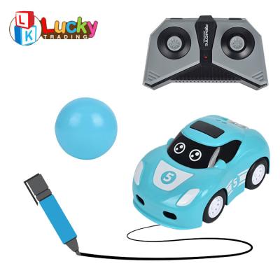 China Hot Selling RC Hobby Inductive Magic RC Smart Sensor Controlled Auto Avoidance Hand Ball Follow Truck Car Set Toys with Music for sale