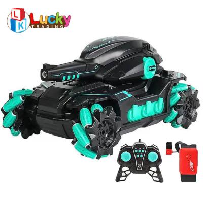 China 2022 New RC Hobby Electric Remote Control Children's Water Bomb Shooting Car Toy Tank Observe Remote Control for sale