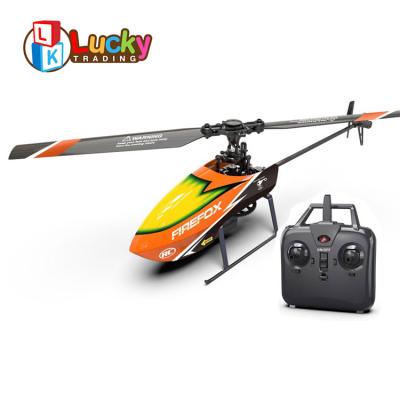 China Outdoor RC Hobby 4 CH Easy To Fly Oropeller Finless Remote Control Helicopter Single Coreless Motor Aircraft Toy Model for sale