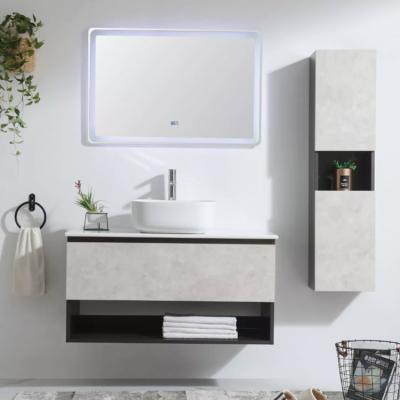 China Factory Supply Modern Design LED Mirror Bathroom Vanity Wall Mounted Bathroom Cabinets for sale